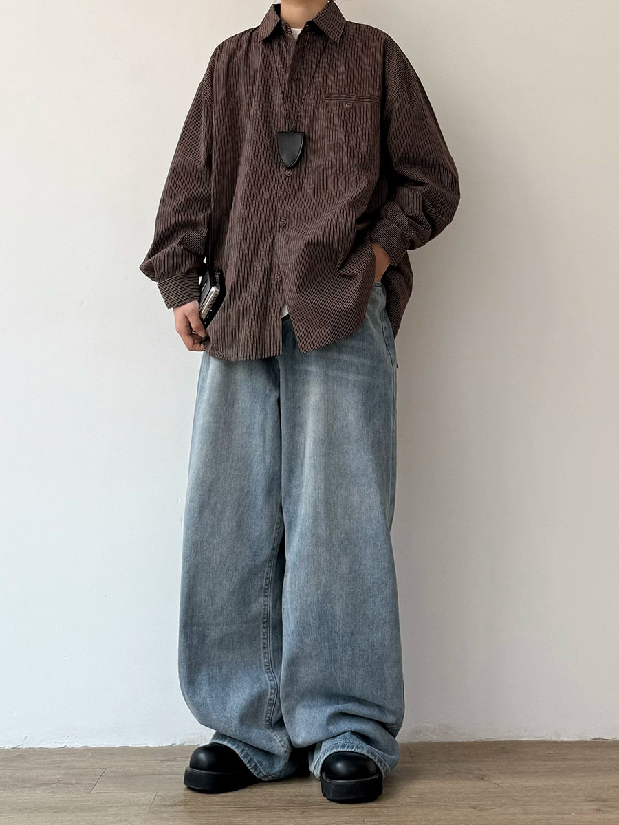 EVER Retro Straight Wash Jeans Maxct