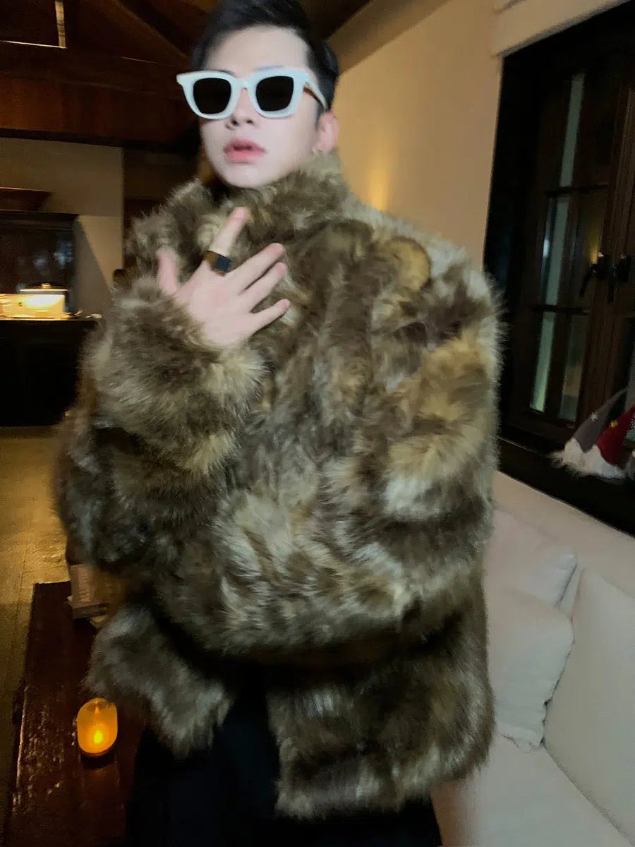 Maxct Faux Fur Mink Coat