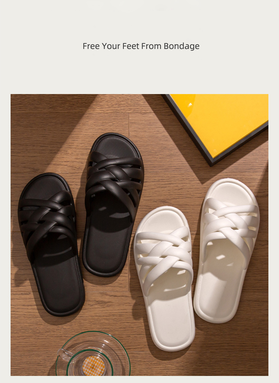 flat slide sandals - true-deals-club