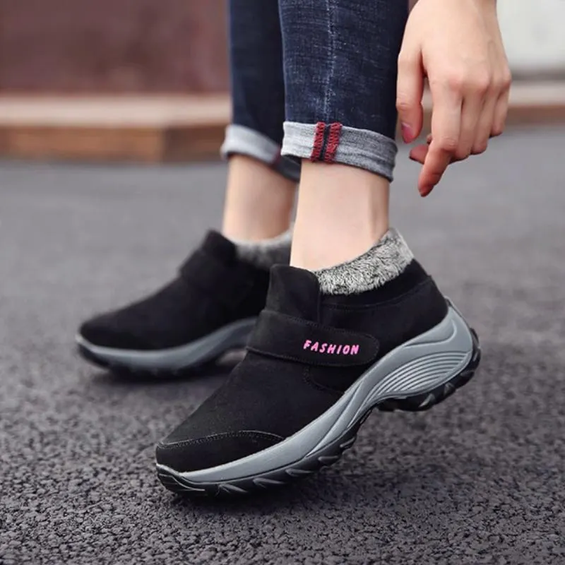 Warm Ankle Boots With Fluff Maxct