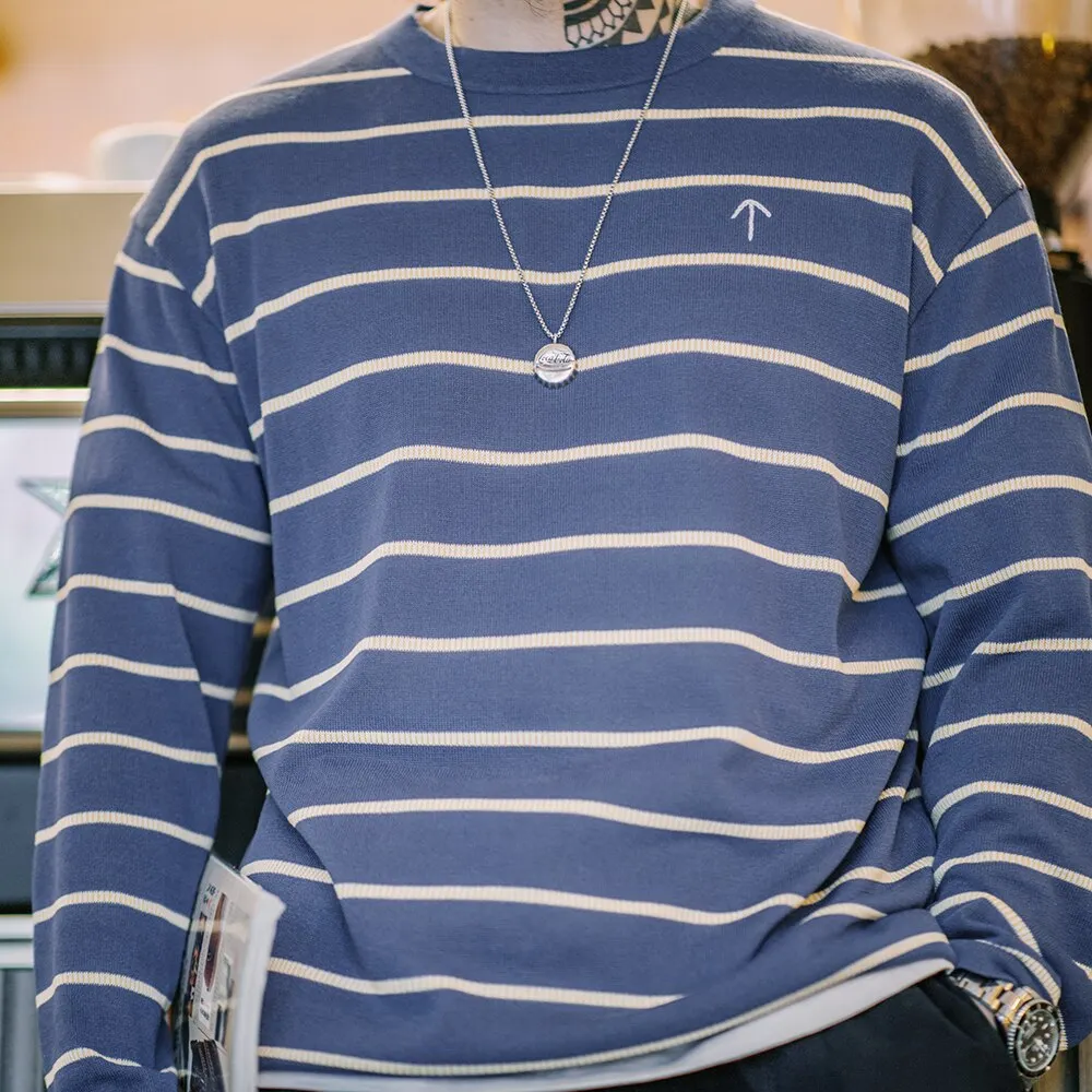 Maxct Lightweight Stripe Knitted Sweater