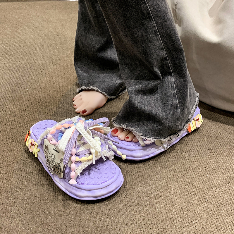 Women's Pastel Street-Style Sandals - true deals club