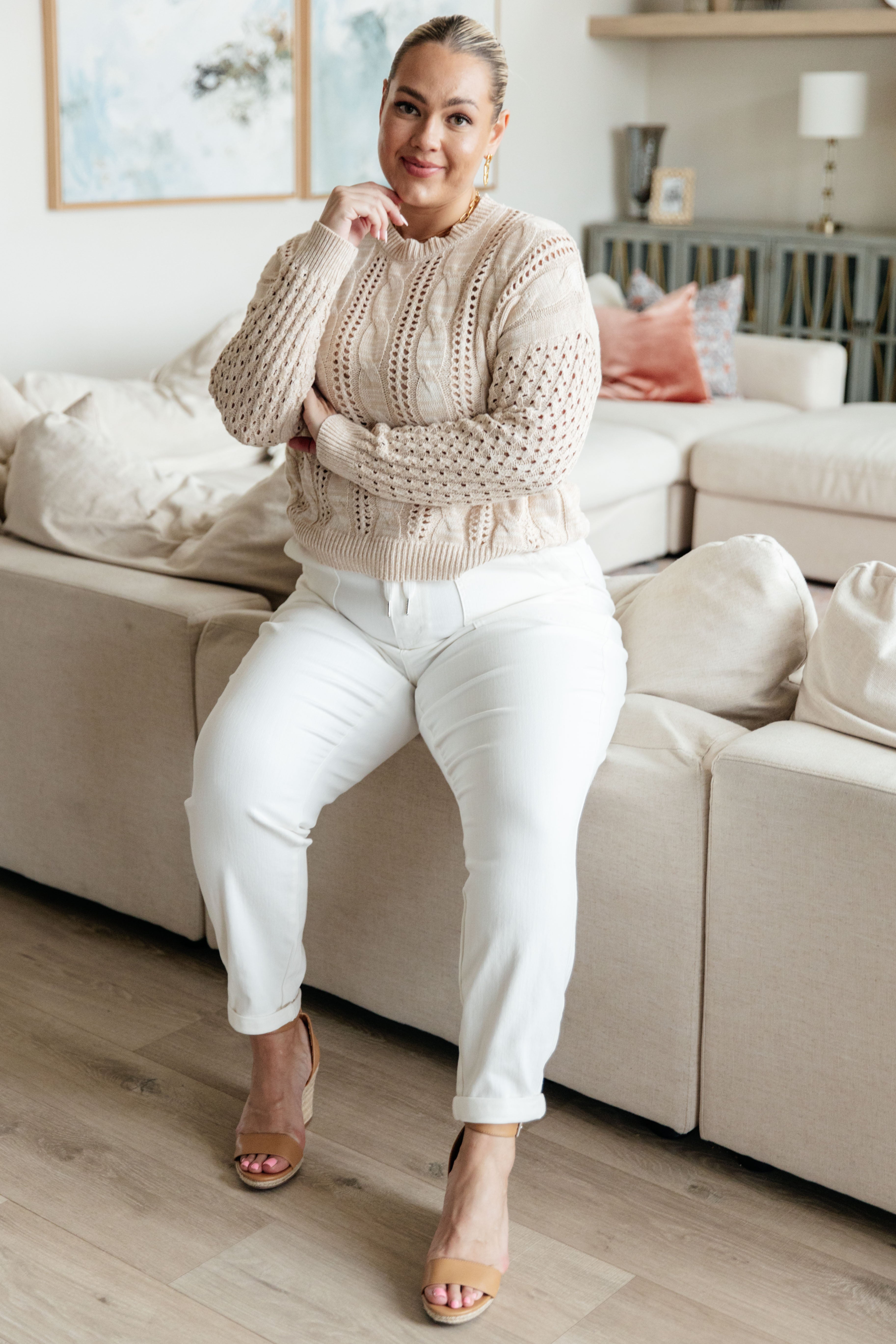 Maxct &A Note of Thanks Cable Knit Sweater