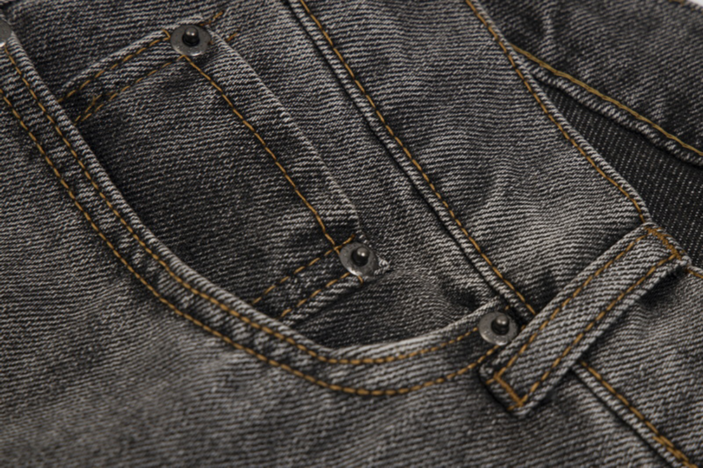 Jeans Pants for Men Straight Patchwork Streetwear Baggy Denim Trousers Unisex Cargos