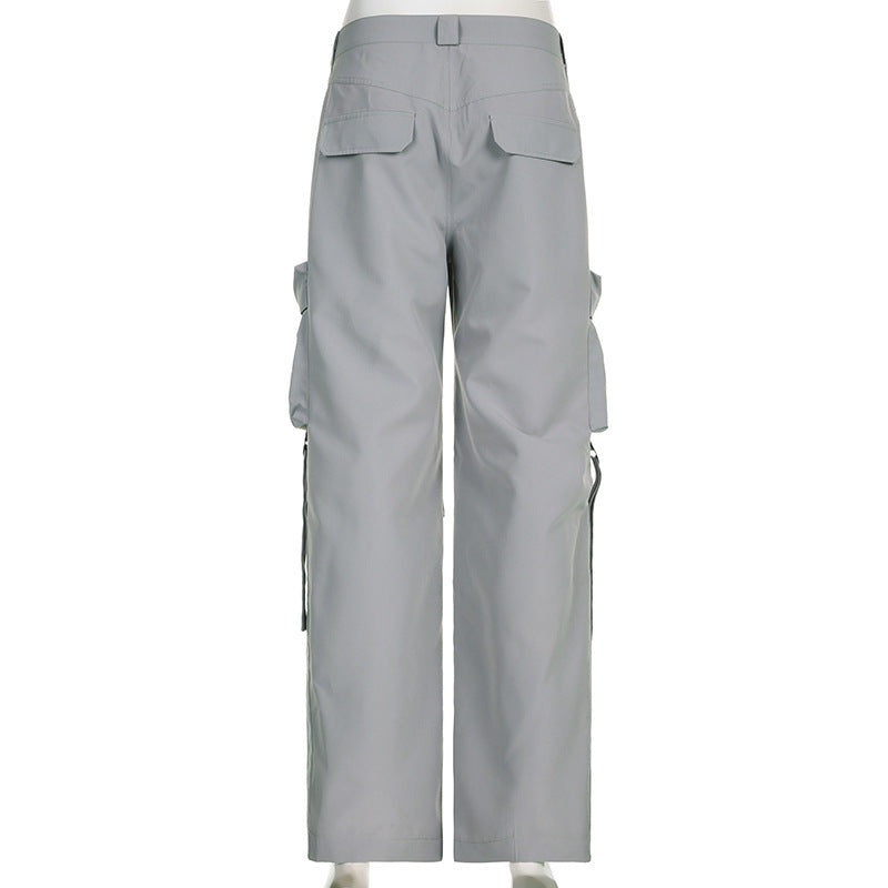 Washed Vintage Baggy Cargo Jeans Maxct