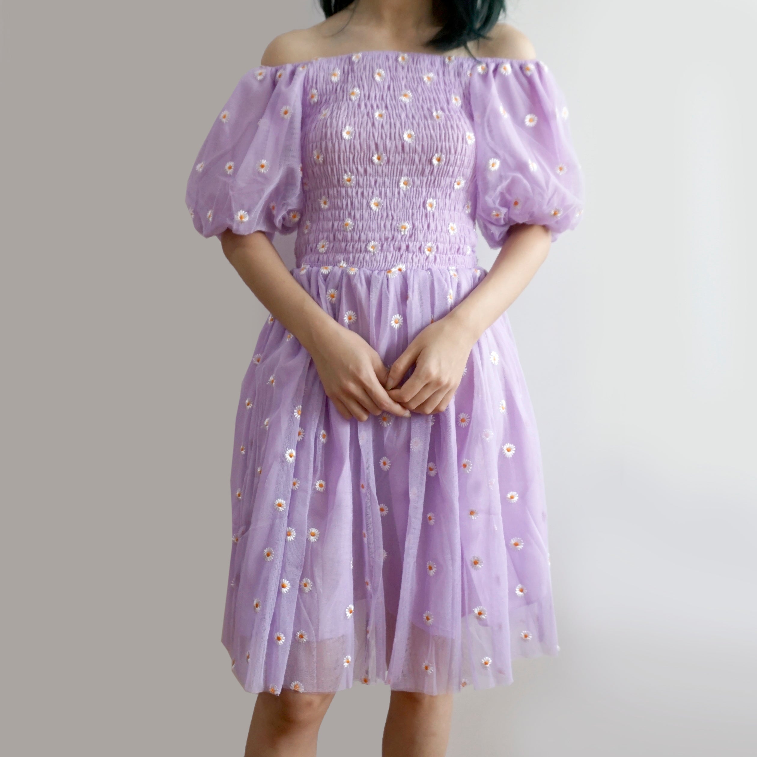 Puff Sleeve Daisy Dress Maxct