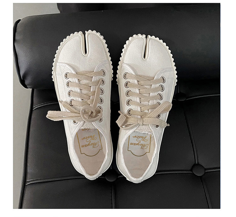 Tabi Sneakers Split Toe Mary Janes Canvas Women's
