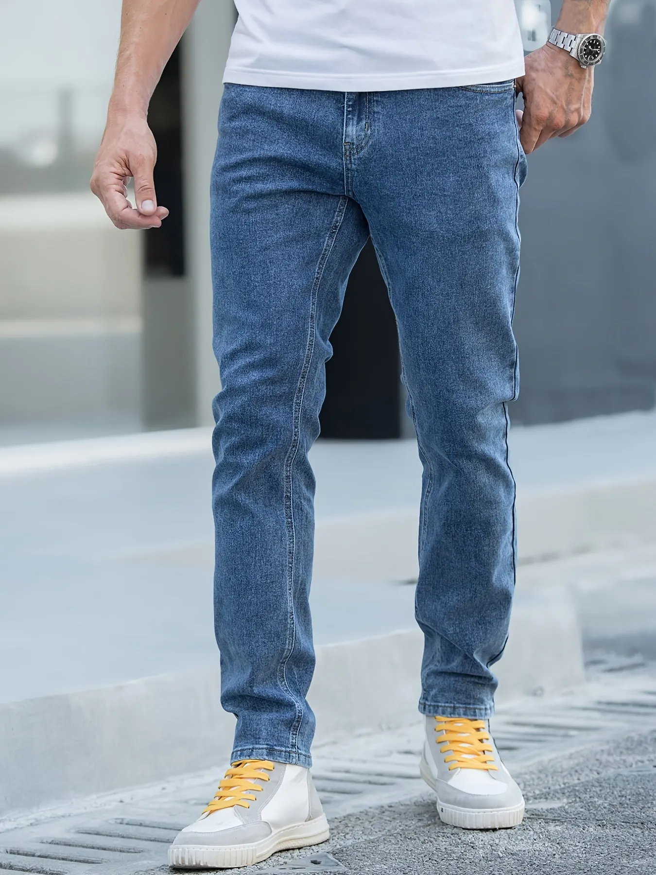 Maxct  Men's Slim Fit Stretch Jeans