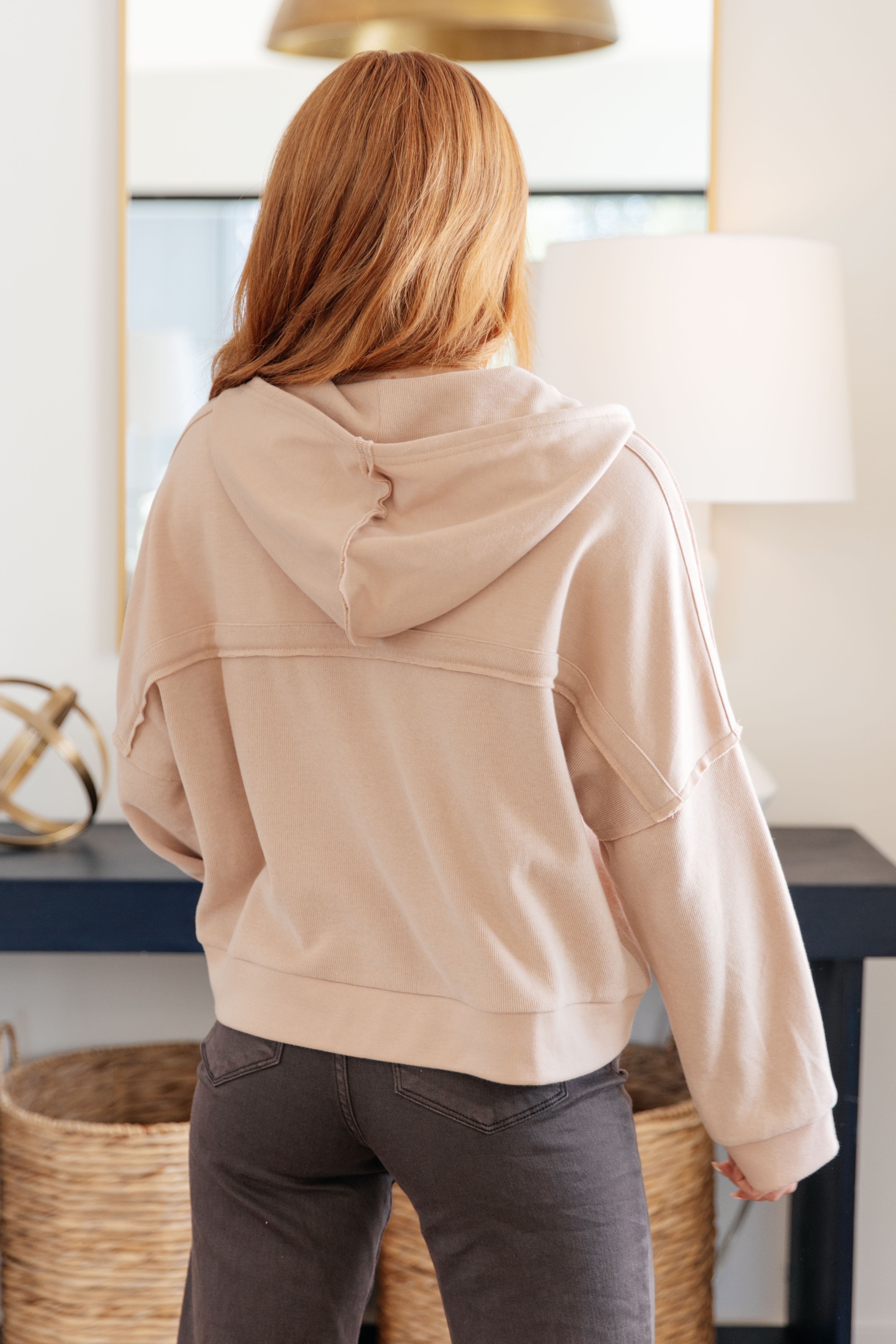 Maxct &Throwback Heartthrob Hoodie in Beige