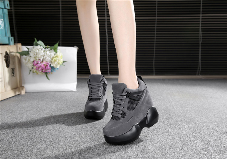 12cm Thick Sole Fashion Sneakers for Women - true-deals-club