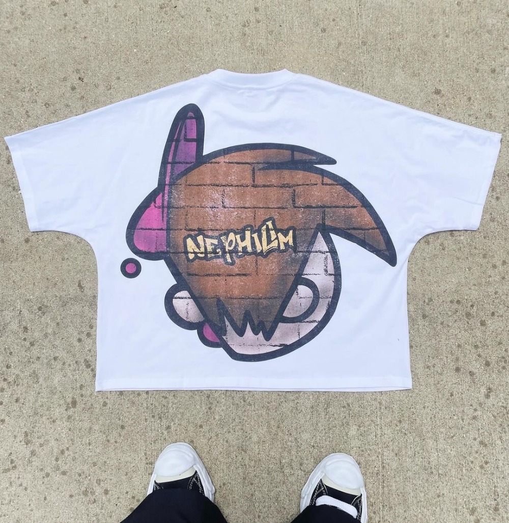 Streetwear Mens Womens Clothing Harajuku Cartoon Kids Graphic Printed T Shirts Casual Cotton Summer Short Sleeves New Y2K Tops
