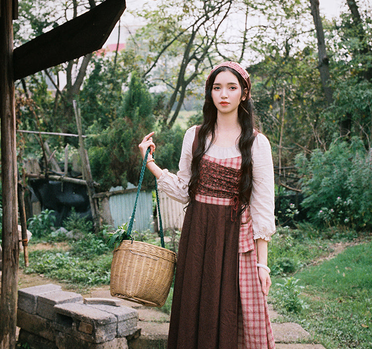 Patchwork Village Dress Maxct