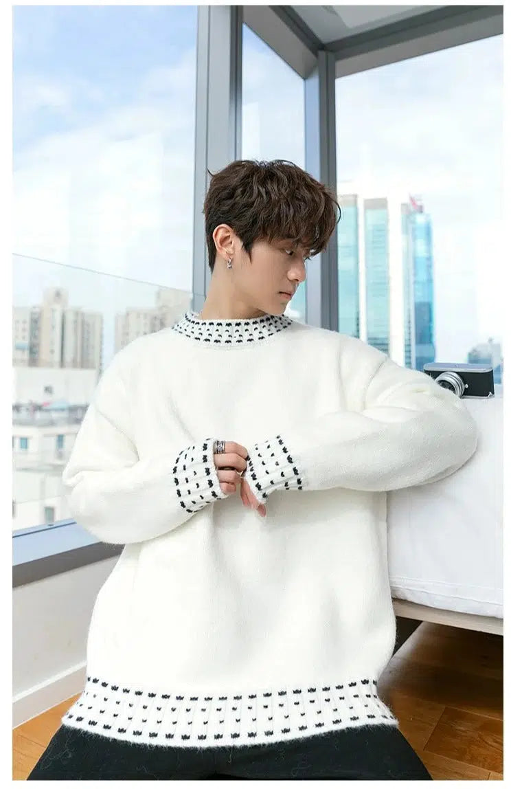 Maxct Thickened Round Neck Sweater