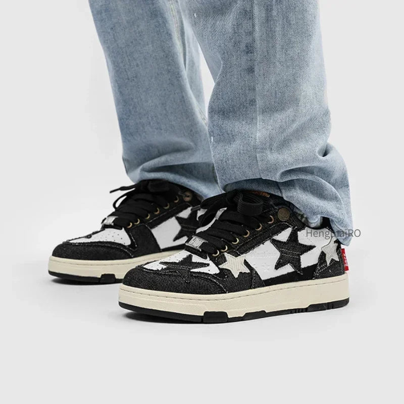Skate Shoes Retro Y2K Star Punk Hip-hop Skateboard Sneakers Maxct