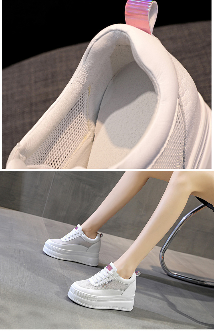 Women's 9cm Platform Wedge Sneakers - true deals club