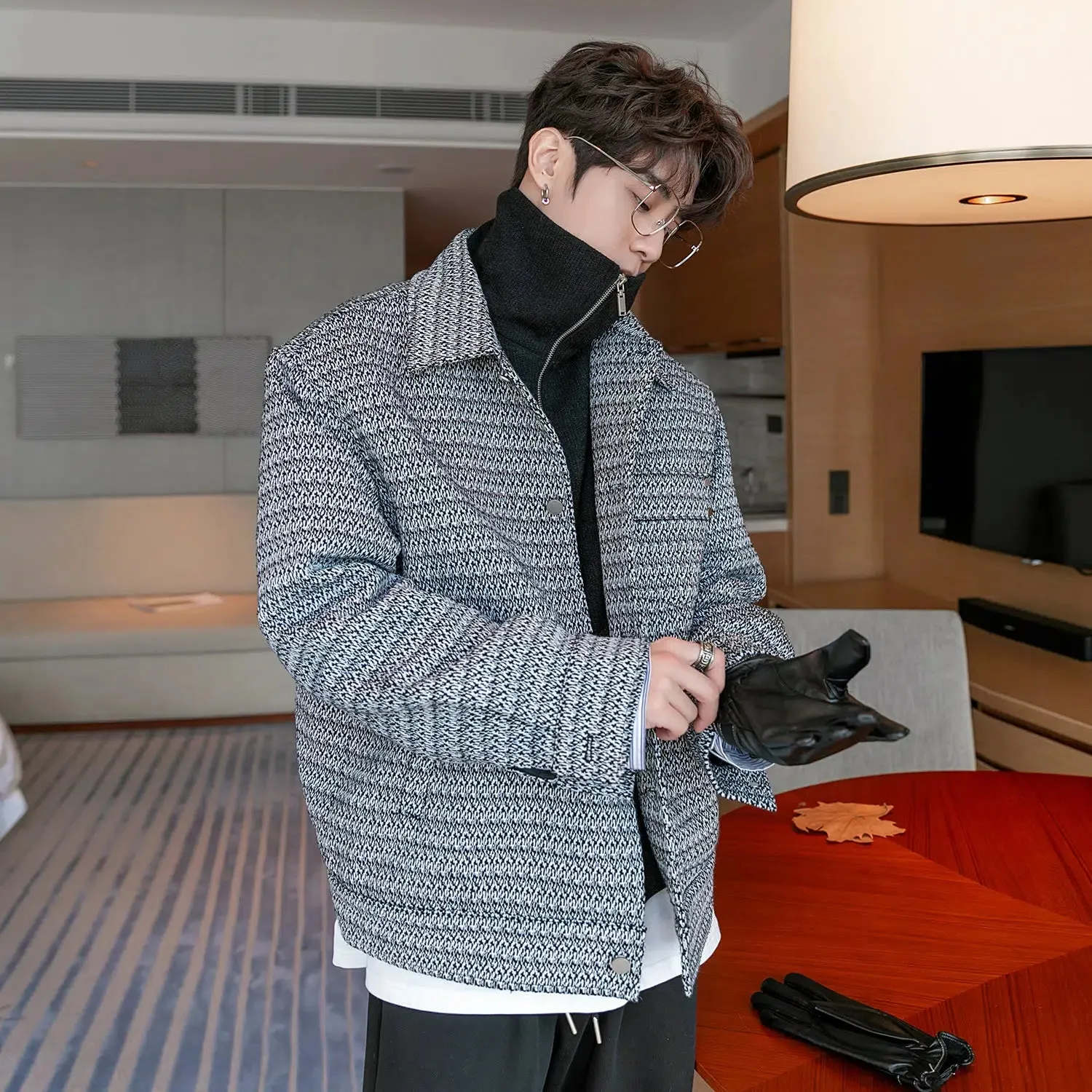 Maxct Two Piece Tweed Coat