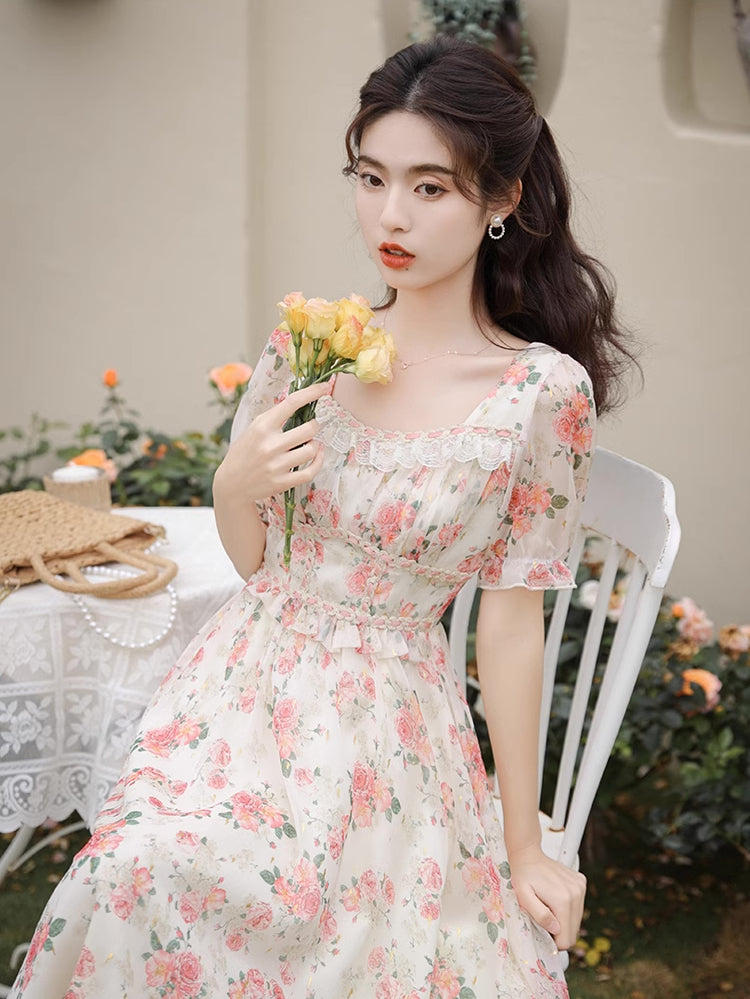 Peony Blush Midi Dress Maxct