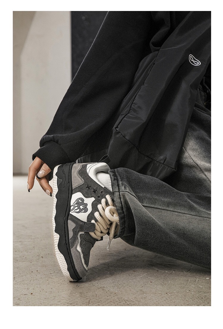 Punk Goth Volcano Sneakers