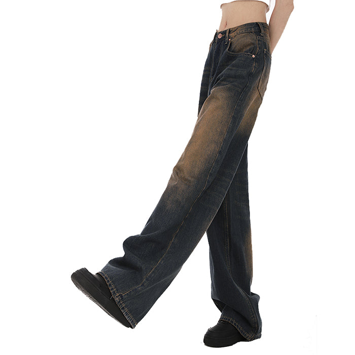 90's Kids Jeans in Washed Brown Maxct