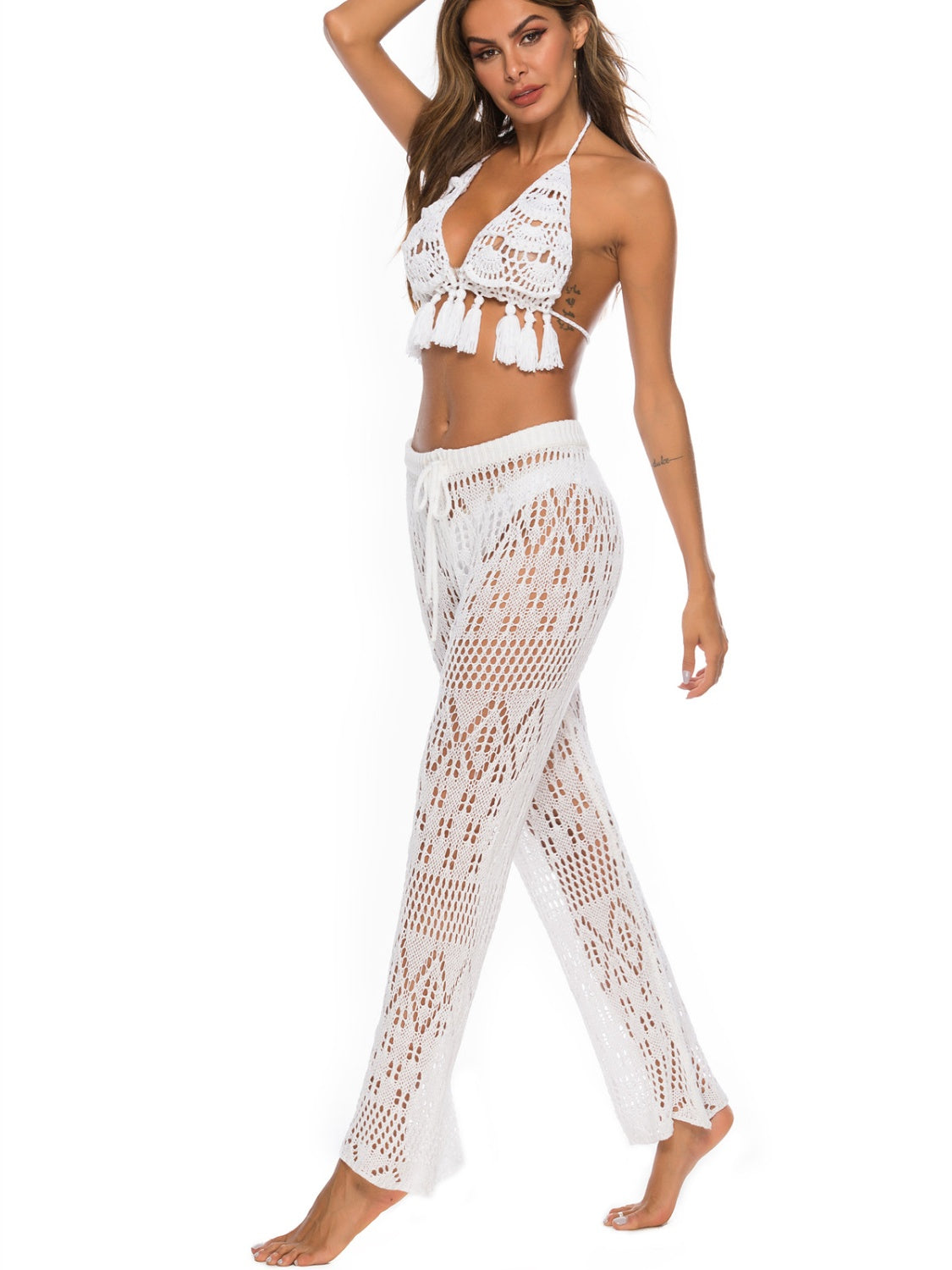 Maxct &Cutout Straight Swim Pants
