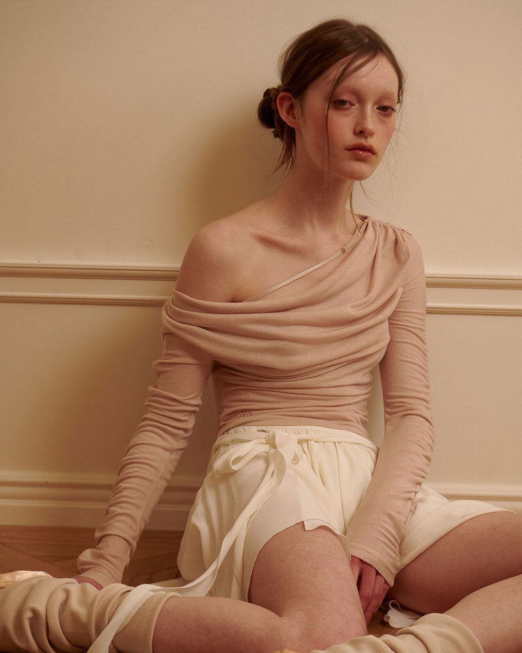 Balletcore Asymmetrical Mid Skirt Maxct