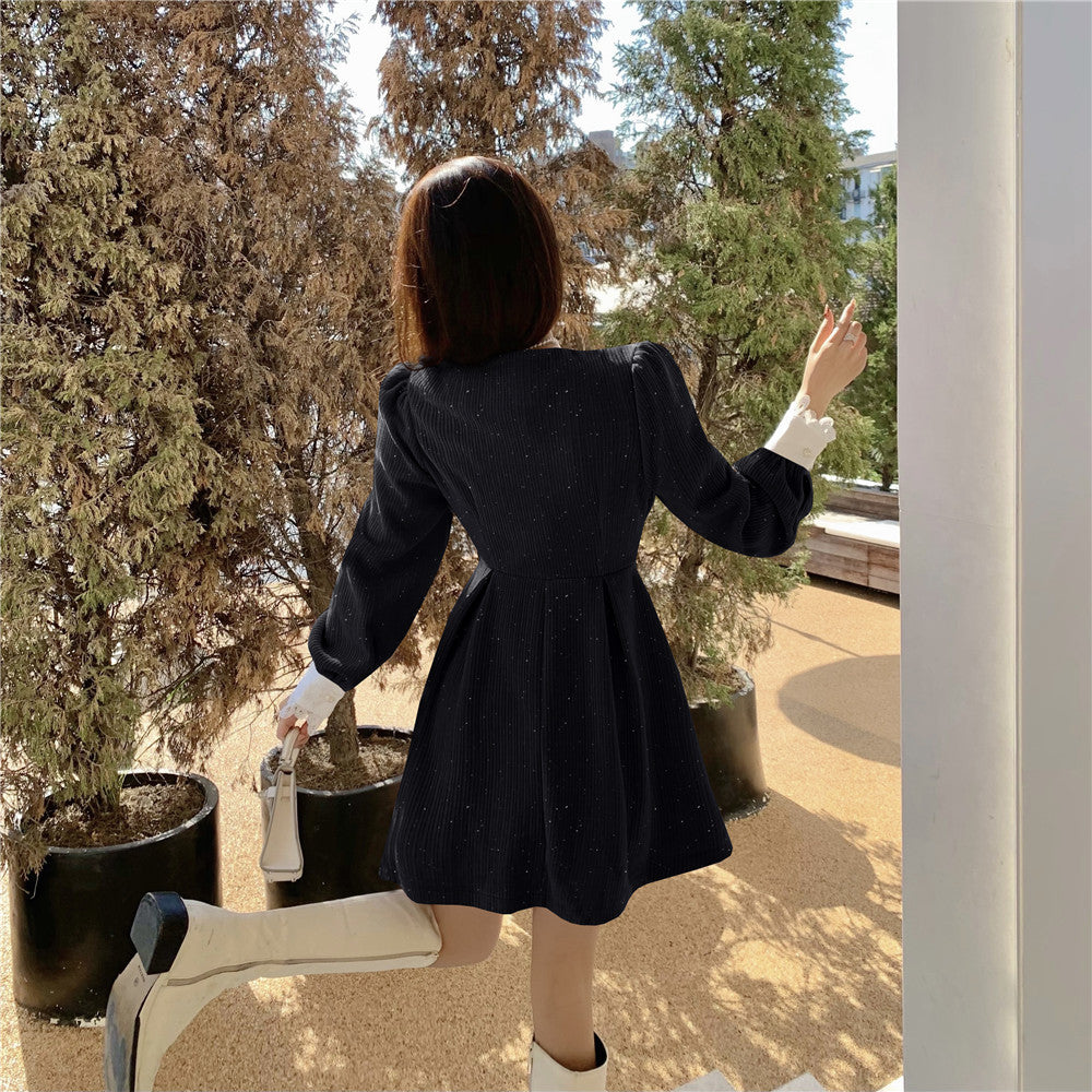 Sweet Love Peter Pan Knit Dress Maxct