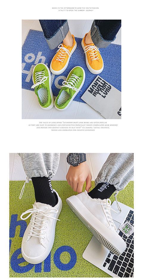 Canvas Sneakers Plimsolls - true deals club