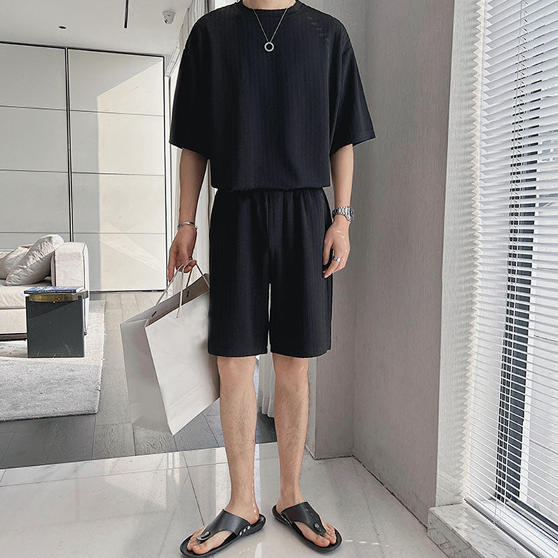 Maxct Breathable Short Sleeve T-Shirt Shorts Set