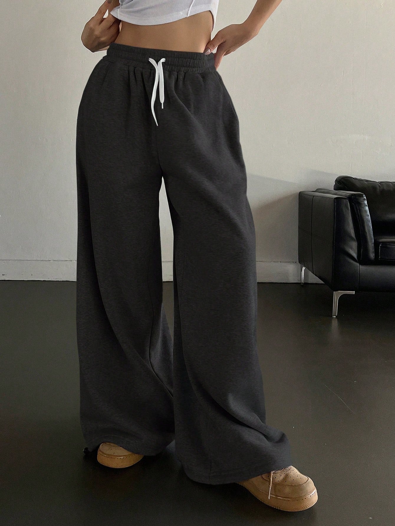 Maxct Women's Drawstring Waist Sweatpants
