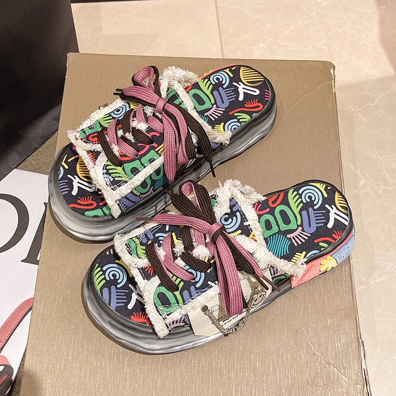 Women's Artistic Platform Slippers