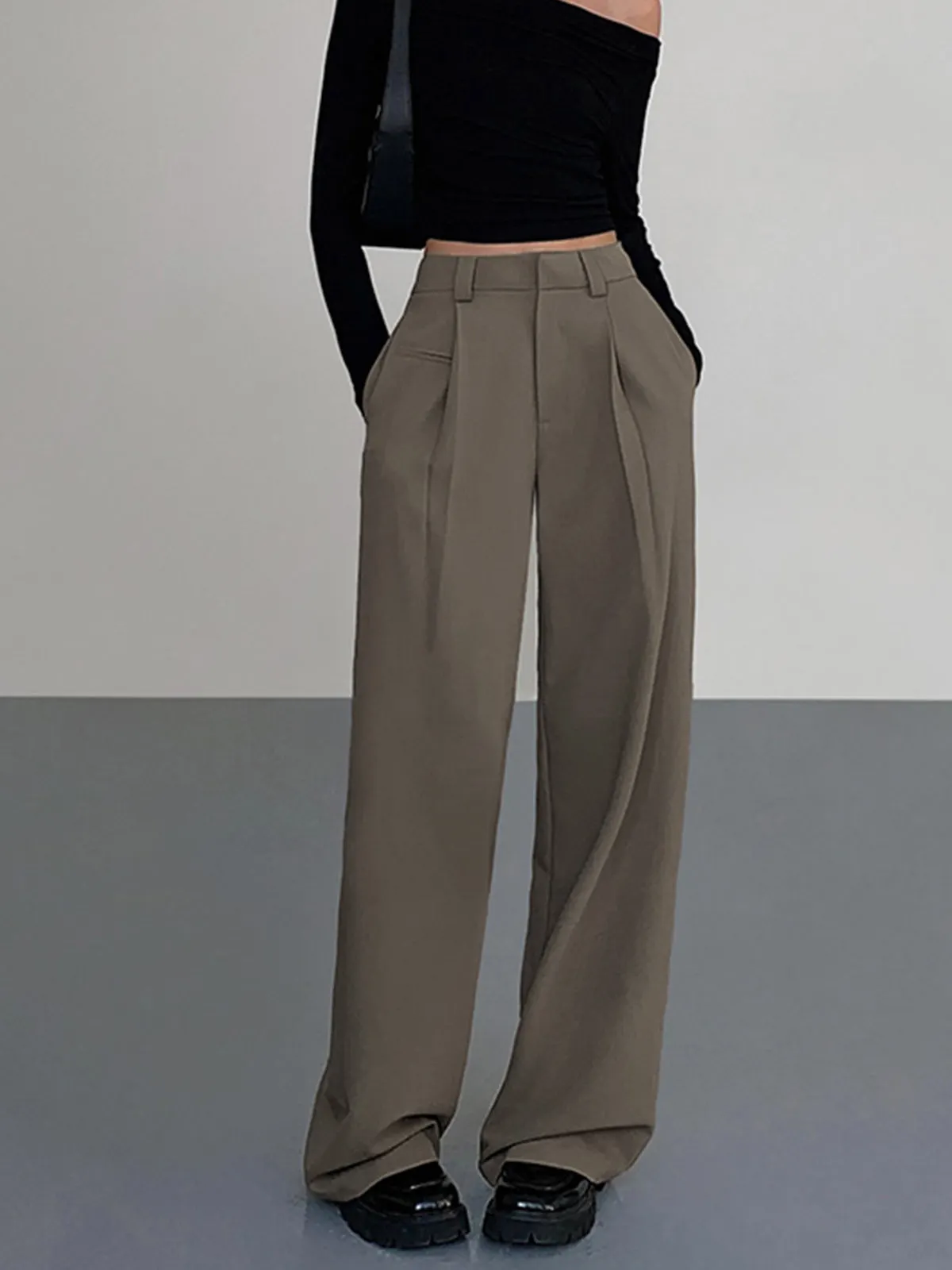 Maxct Business Casual Pleat Dress Pants