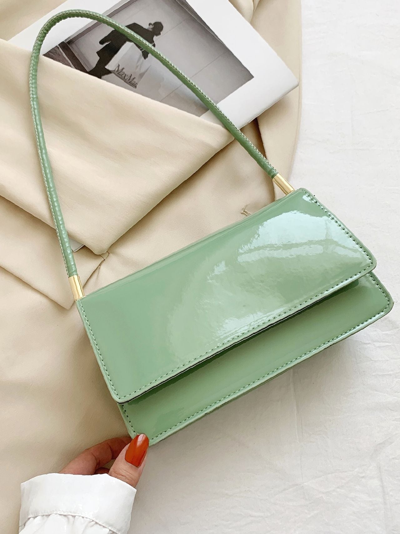 Bag For Love - Patent Maxct Bag  - Women Maxct Bags