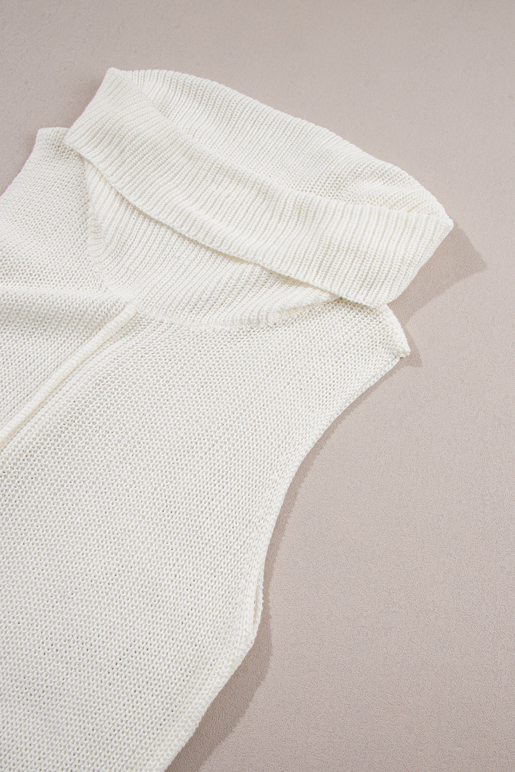 Maxct &Central Seam Turtleneck Sleeveless Sweater Vest