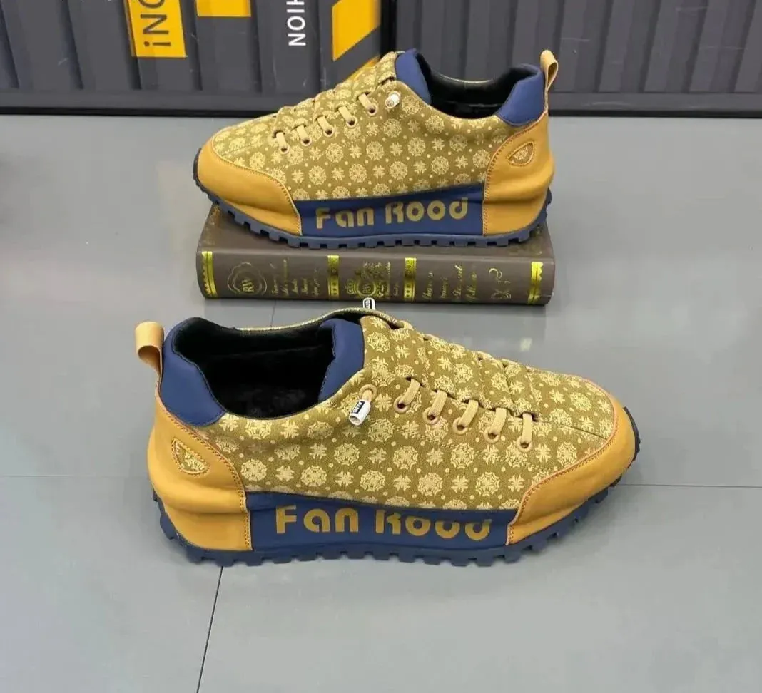 Chunky Sneakers - Luxury Fan Rood for Men Maxct