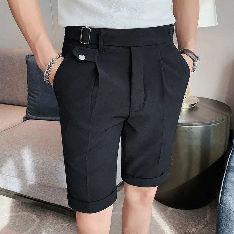 Maxct Thin Slim Straight British Shorts