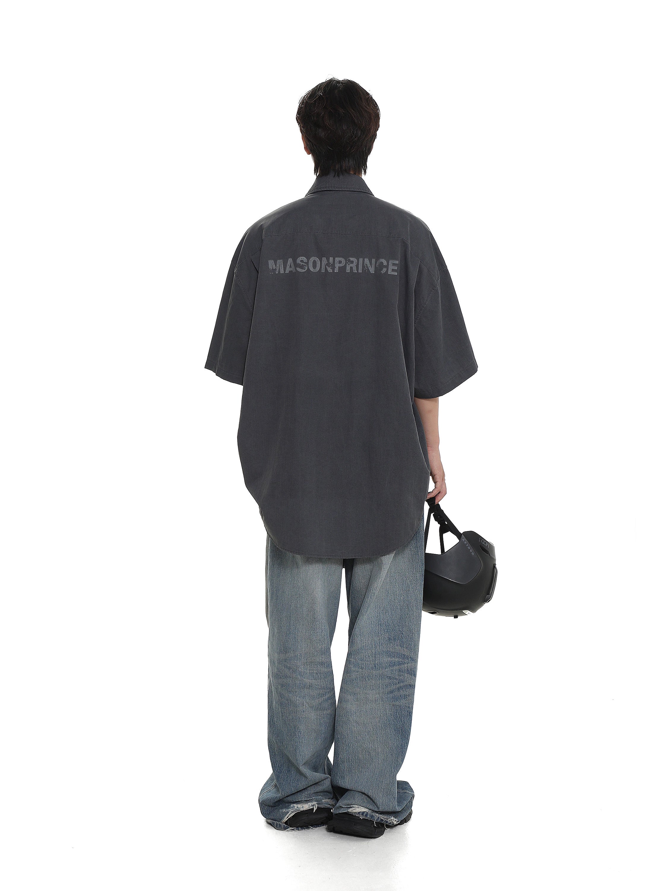 MASONPRINCE Relaxed Wide Shirt Maxct