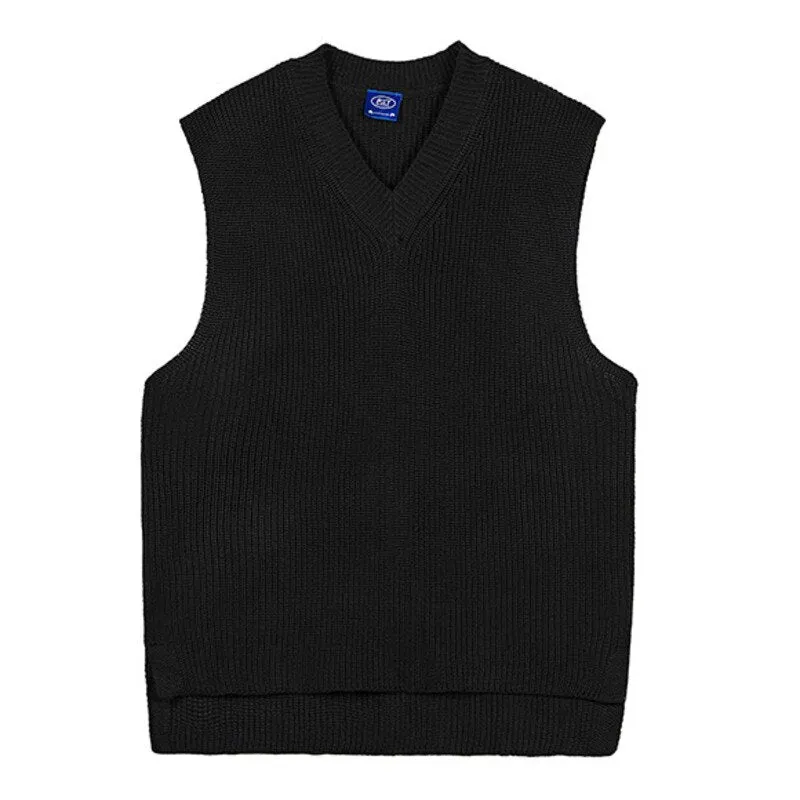 Maxct Rib Knit V-Neck Sweater Vest