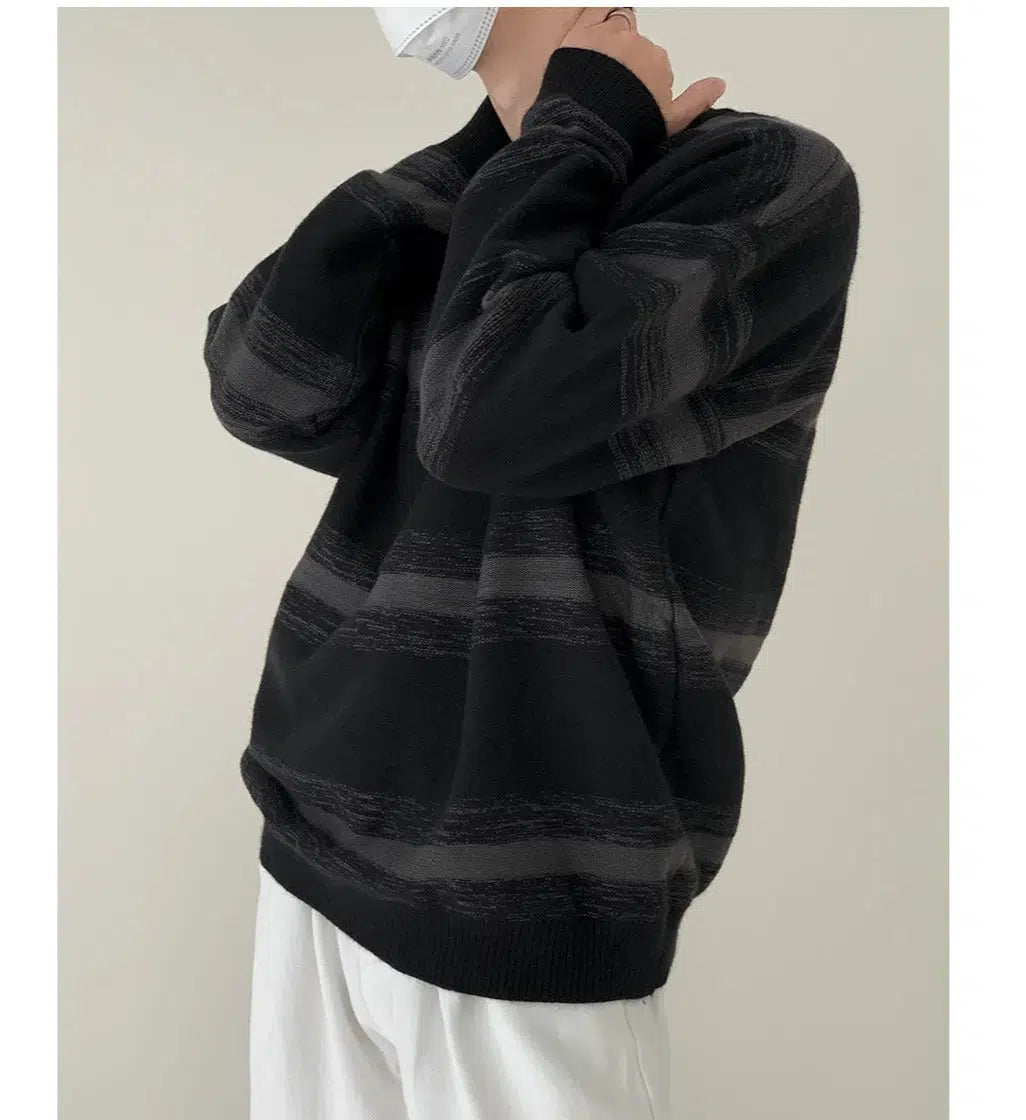 Maxct Thickness Striped Sweater