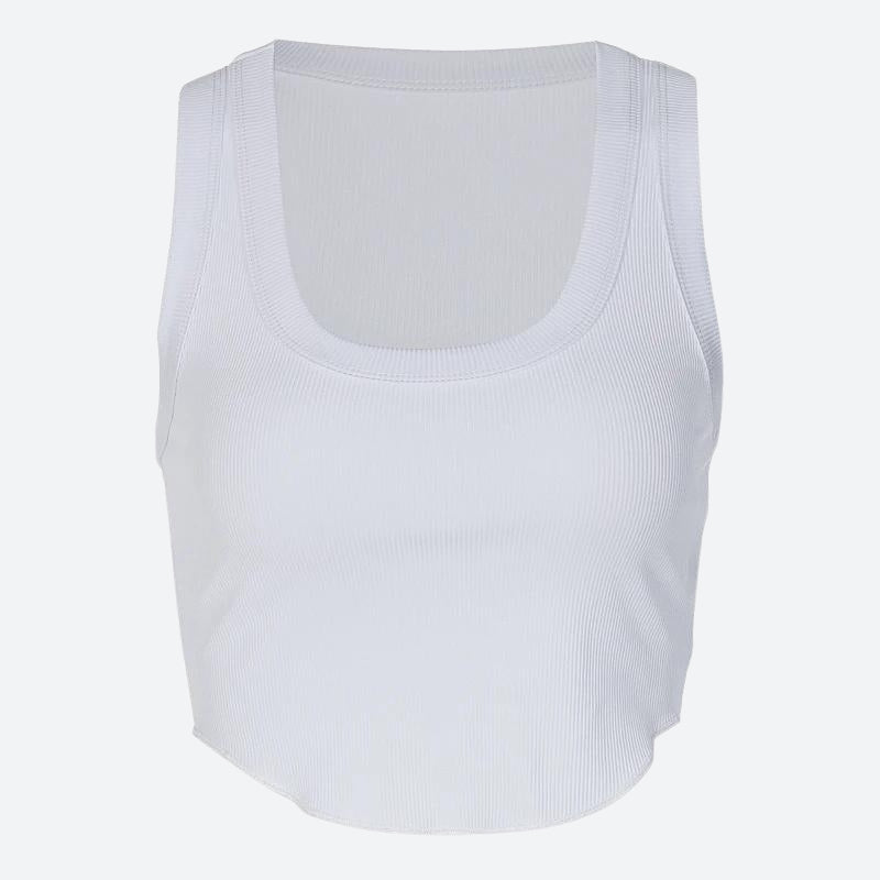 Maxct &Ribbed Crop Tank Top