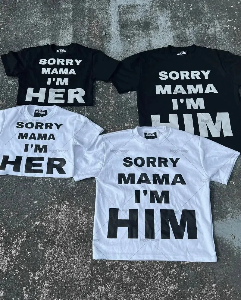 Maxct Street Harajuku Retro Casual Clothing Gothic Punk Round Neck Short-sleeved Women Y2k Letter Printed Oversized Top T-shirt Men