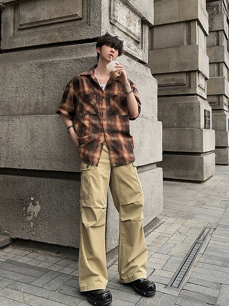 JM Retro Plaid Shirt Maxct