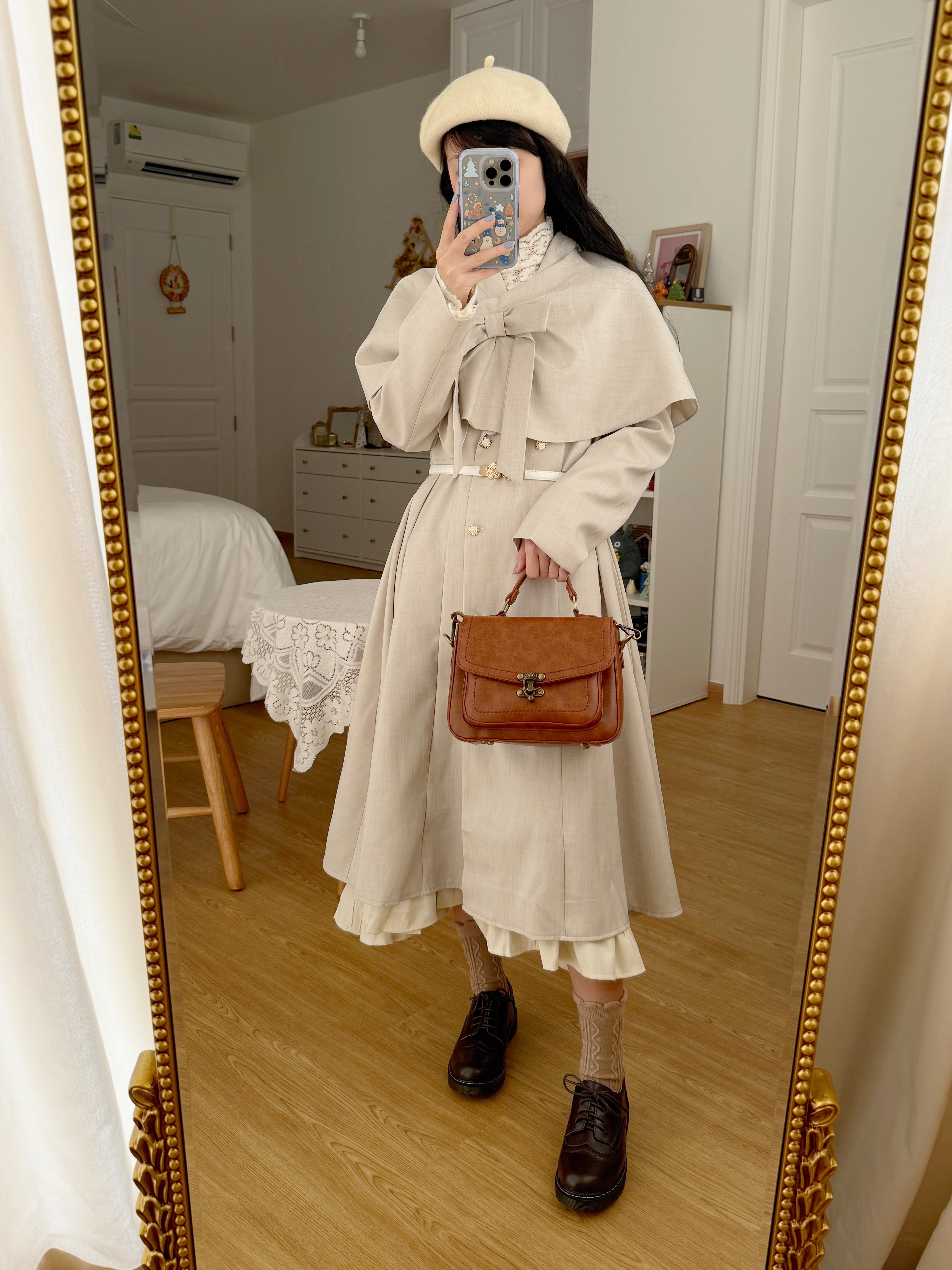 Darling Dearest Midi Dress & Capelet Maxct
