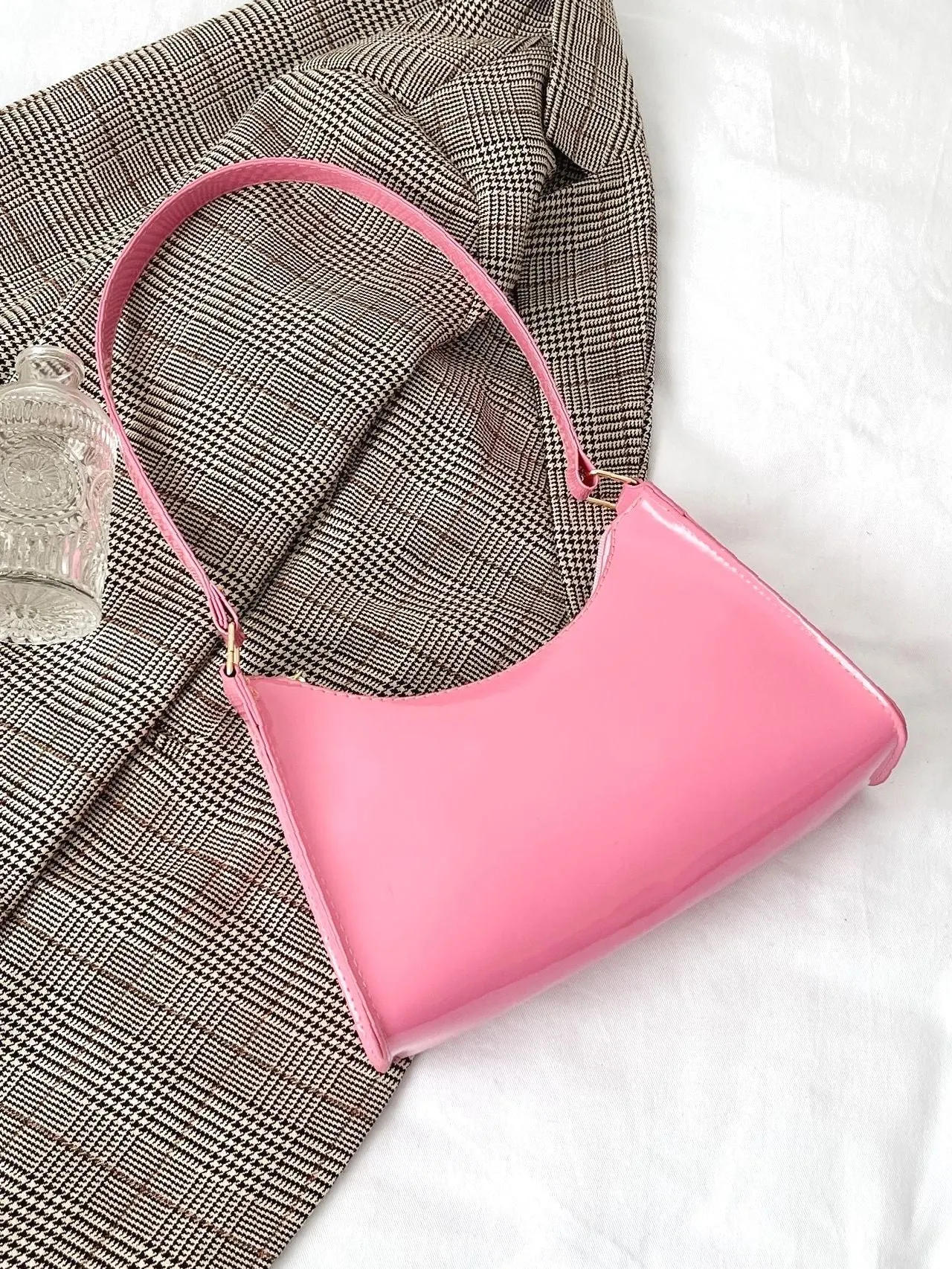 Bag For Love - Artificial Patent Leather Square Bag  - Women Maxct Bags