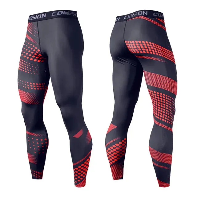 Men's Quick Dry Running Leggings Gym Fitness & Workout Maxct