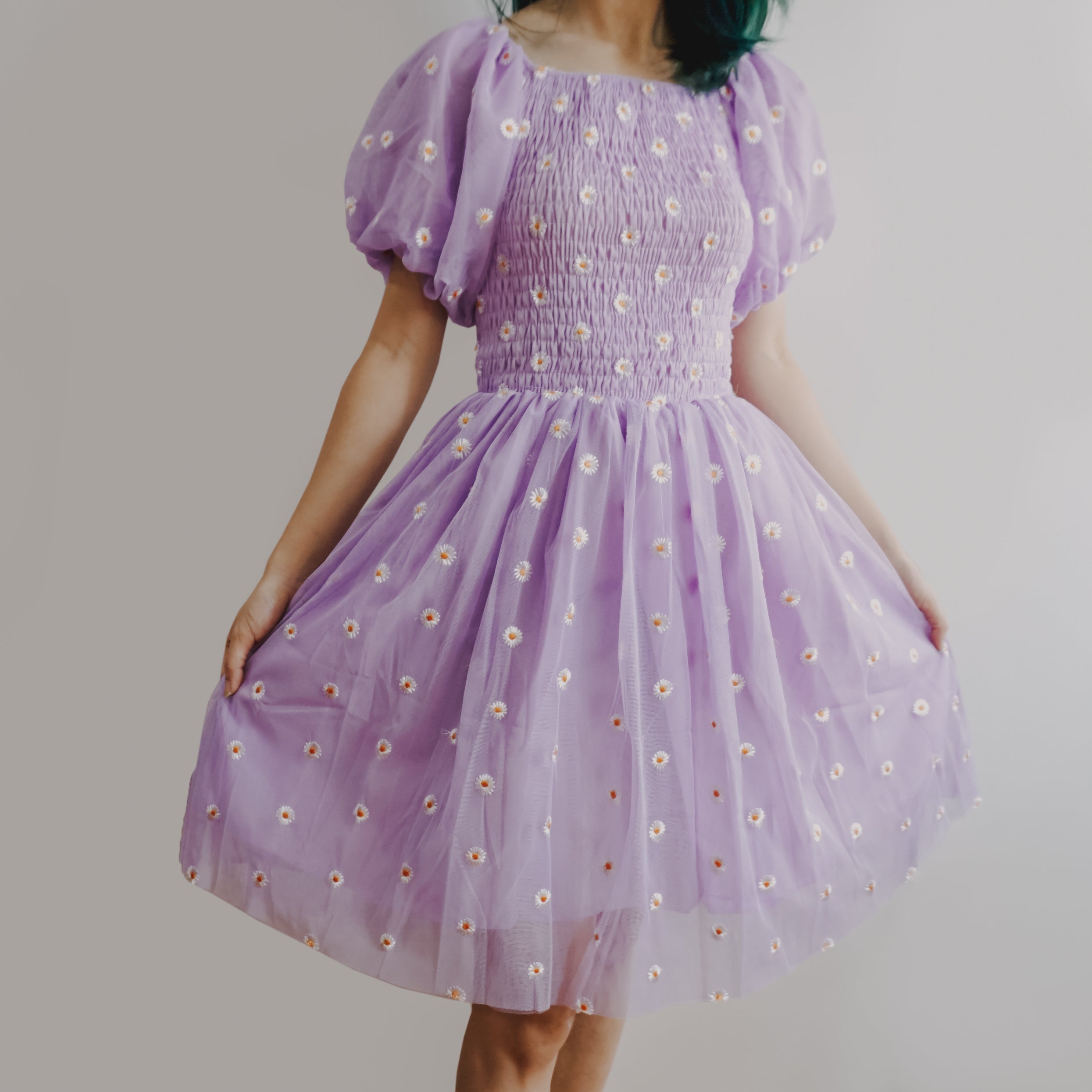 Puff Sleeve Daisy Dress Maxct