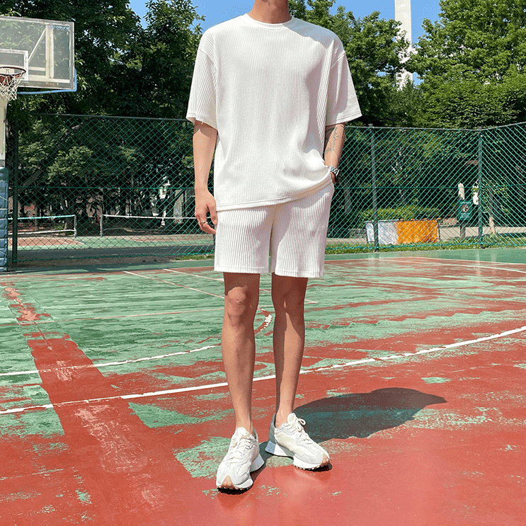 Maxct 9102 Pleated Shirt, Shorts, Pants