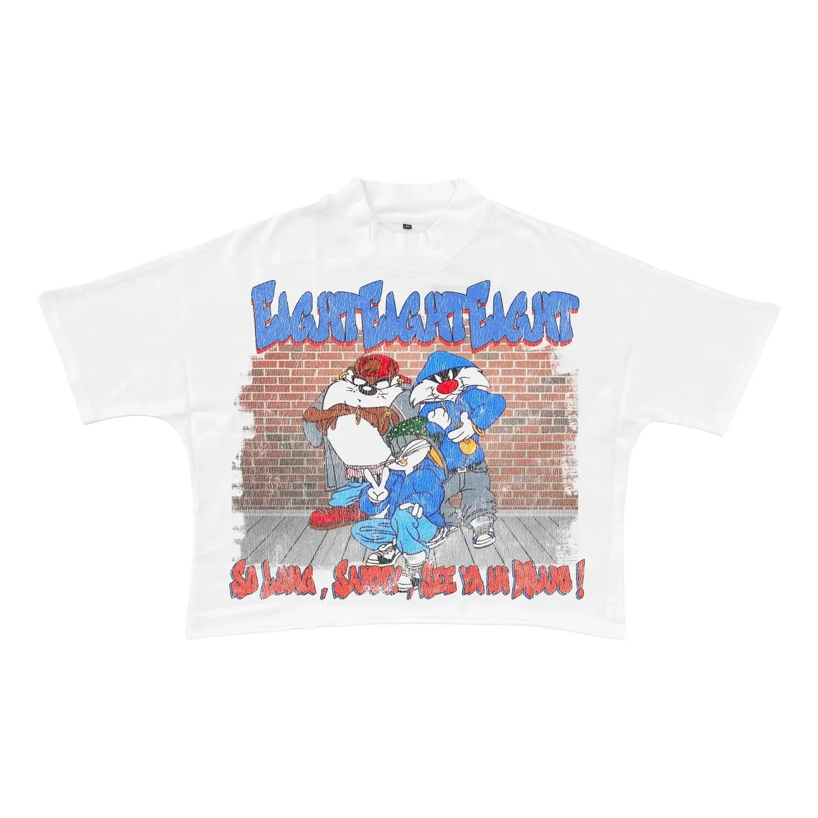 Maxct Streetwear Hip Hop Cartoon Character Graphic Printed T Shirt New Harajuku Gothic Cotton Drop Sleeves Oversized T Shirt Men Women