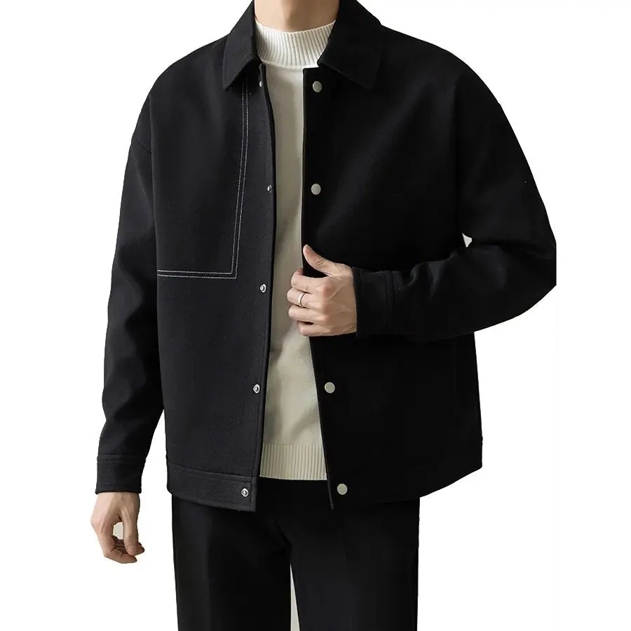 Maxct Contrast Stitch Minimal Jacket