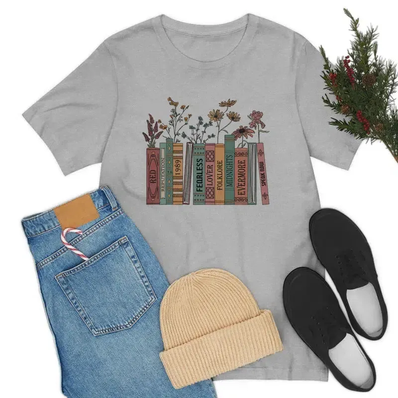 Maxct &Books & Flowers Tee