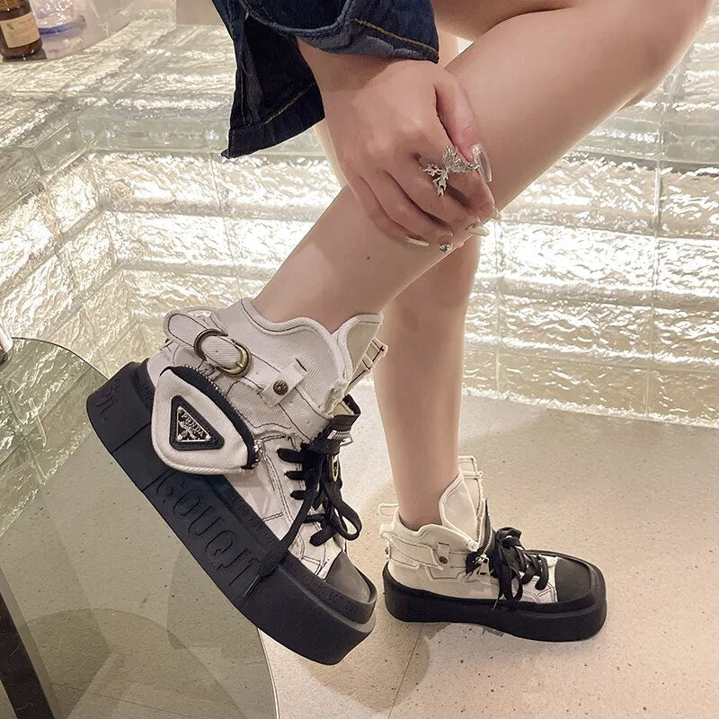 Women's Gothic Denim Short Ankle Boots Maxct